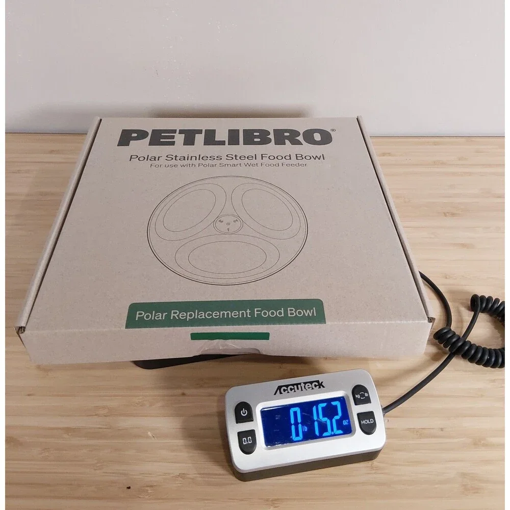 Stainless Steel PLate/ Bowl for Petlibro Polar Cat Feeder -NEW -Replacement Part